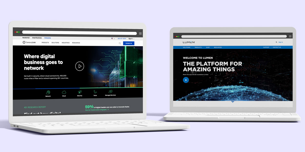 CenturyLink to Lumen brand transformation overview